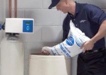 how to clean water softener brine tank